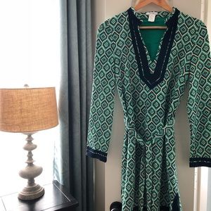 Esley | Green & Blue Dress | S